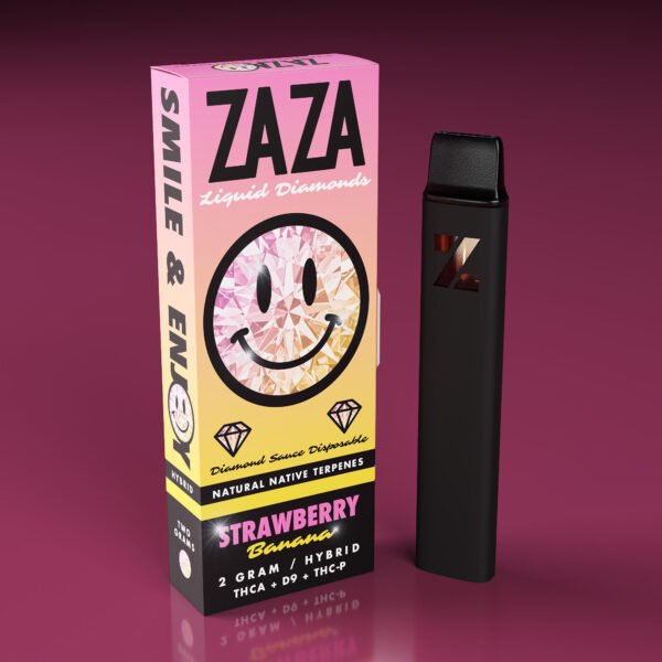 Strawberry Banana Liquid Diamonds Disposable 2g